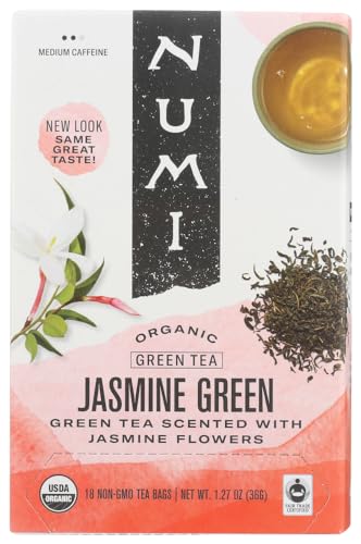 Numi Tee – Jasmin grün Tee, 18 Tasche von Numi
