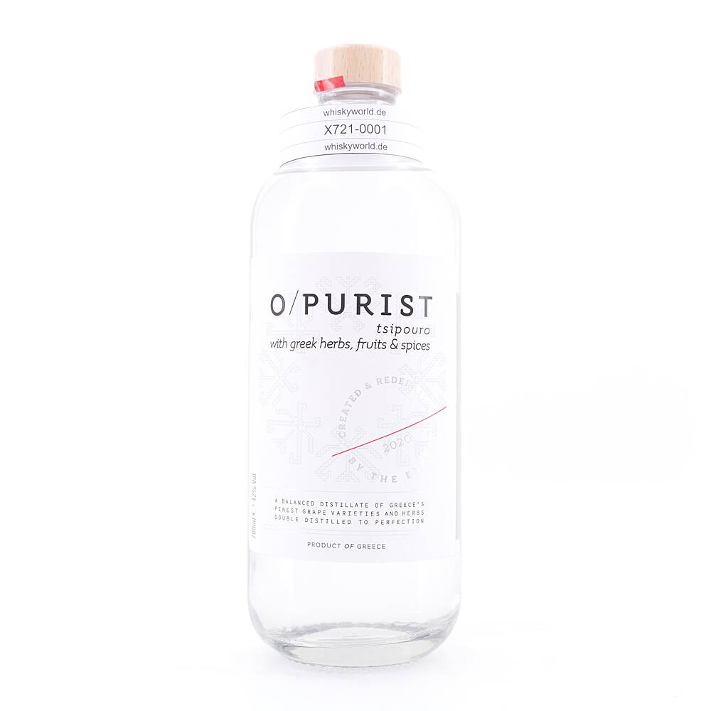 O / Purist tsipouro 0,70 L/ 42.0% vol O / Purist tsipouro 0,70 L/ 42.0% vol