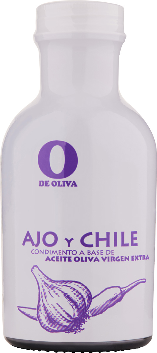 O de Oliva Extra Virgen Olive con Ajo & Chili O de Oliva Extra Virgen Olive con Ajo & Chili