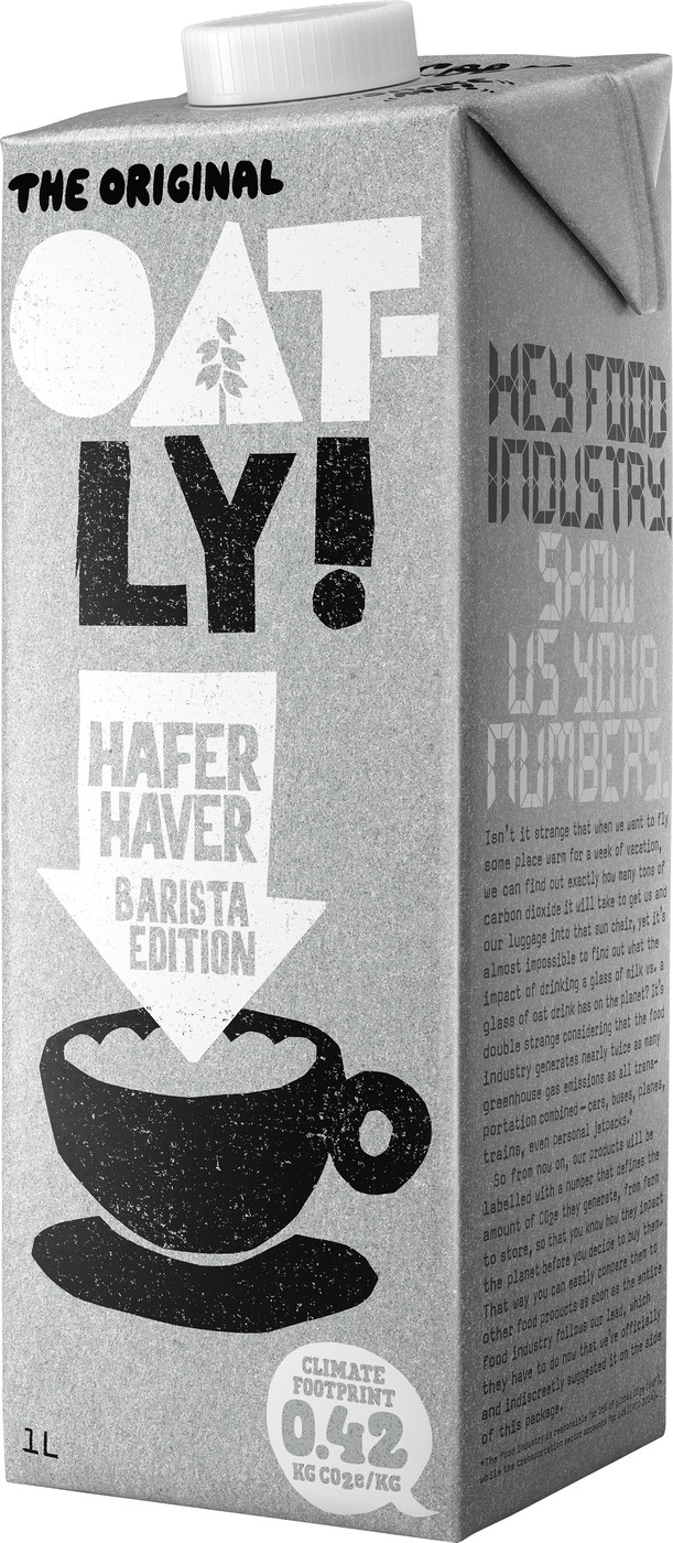 Oatly Hafer Barista Edition 1L