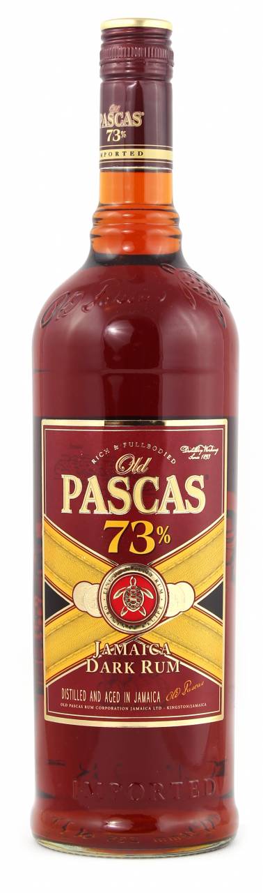 Old Pascas Very Old 73% Jamaica Rum 1,0 Liter