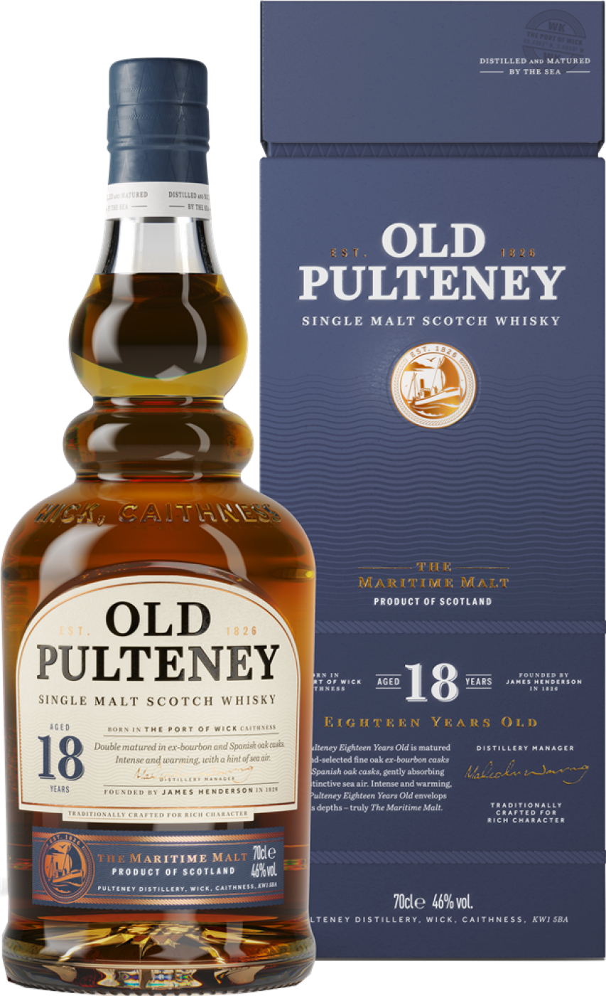 Old Pulteney 18 Years Old Single Malt Scotch Whisky Old Pulteney 18 Years Old Single Malt Scotch Whisky