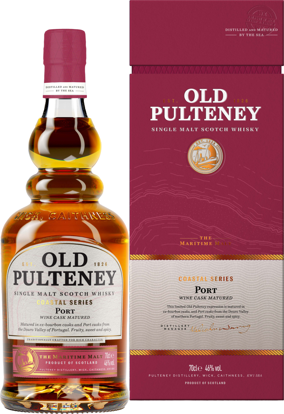 Old Pulteney Coastal Series Port Cask Single Malt Scotch Whisky Old Pulteney Coastal Series Port Cask Single Malt Scotch Whisky