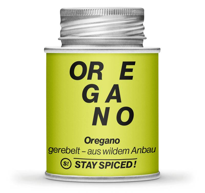 Oregano gerebelt - türkisch - wilder Anbau, 170ml Schraubdose