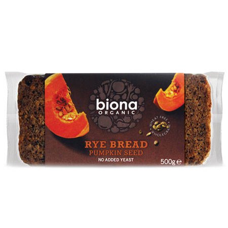 Organic Rye/Pumpkin Seed Bread WF - 500g