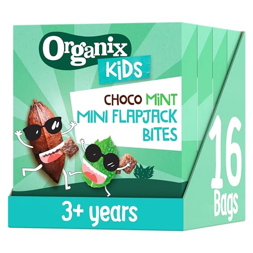 Organix Kids Cool Choco Mini Flapjack Bites 368 g Organix Kids Cool Choco Mini Flapjack Bites 368 g