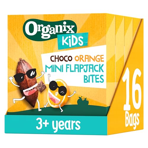 Organix Kids Crazy Choco Mini Flapjack Bites 368 g Organix Kids Crazy Choco Mini Flapjack Bites 368 g