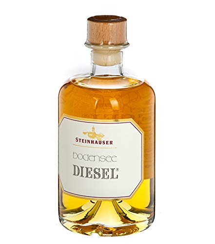 Bodensee Diesel (0,5 l) ein Apfelbrand mit intensiven Apfelaromen und fein-fruchtigem Charakter in der Apothekerflasche! Tradition, Handwerk, Genießer, Original von Steinhauser