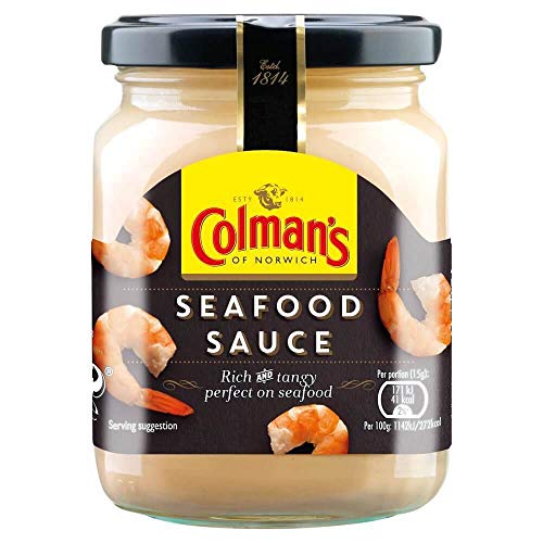 Original Colman's Meeresfrüchte-Sauce, importiert aus dem Vereinigten Königreich, England, Saucen und Krabbensauce