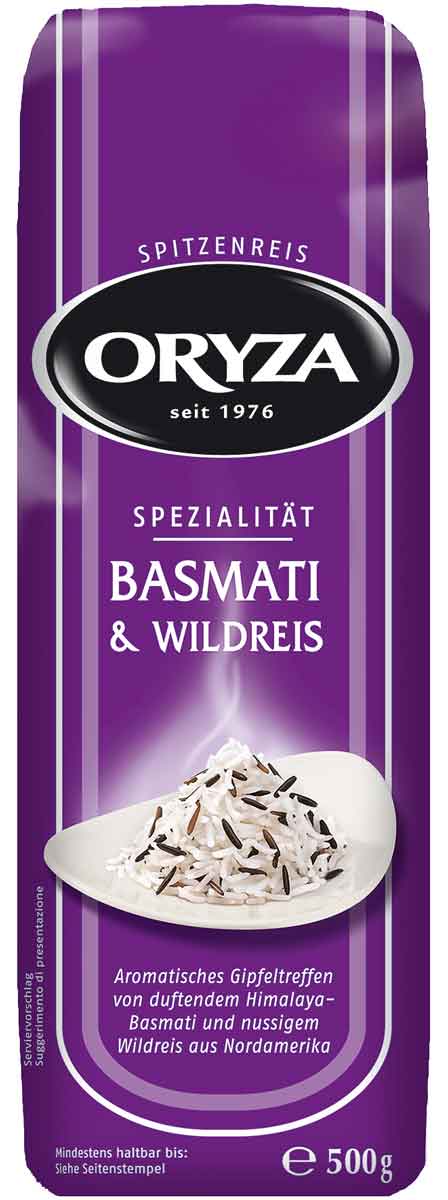 Oryza Basmati & Wildreis lose 500G Oryza Basmati & Wildreis lose 500G