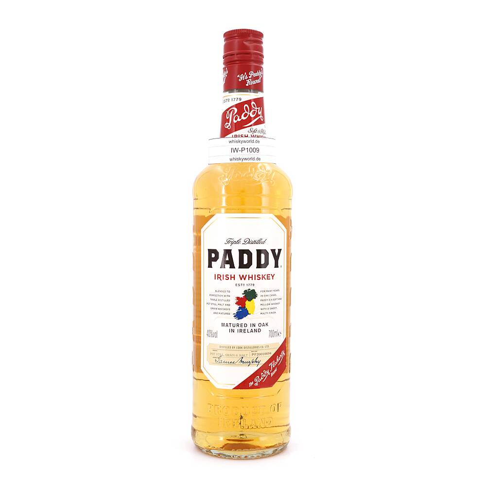 Paddy Old Irish 0,70 L/ 40.0% vol Paddy Old Irish 0,70 L/ 40.0% vol