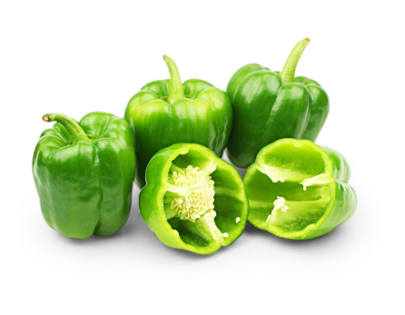 Paprika grün von Gemüsebau Weißenberger