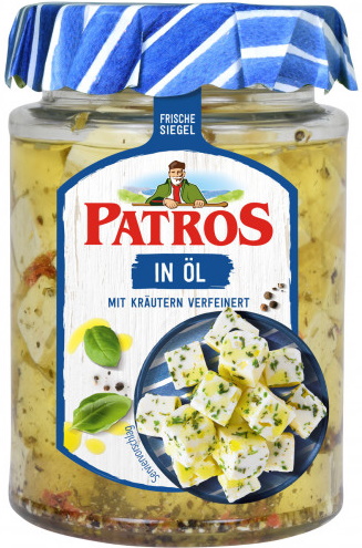 Patros Fetakäse in Öl 300G Patros Fetakäse in Öl 300G