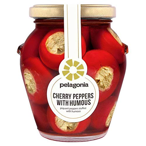 Pelagonia Cherry Peppers with Humous 280g von Pelagonia