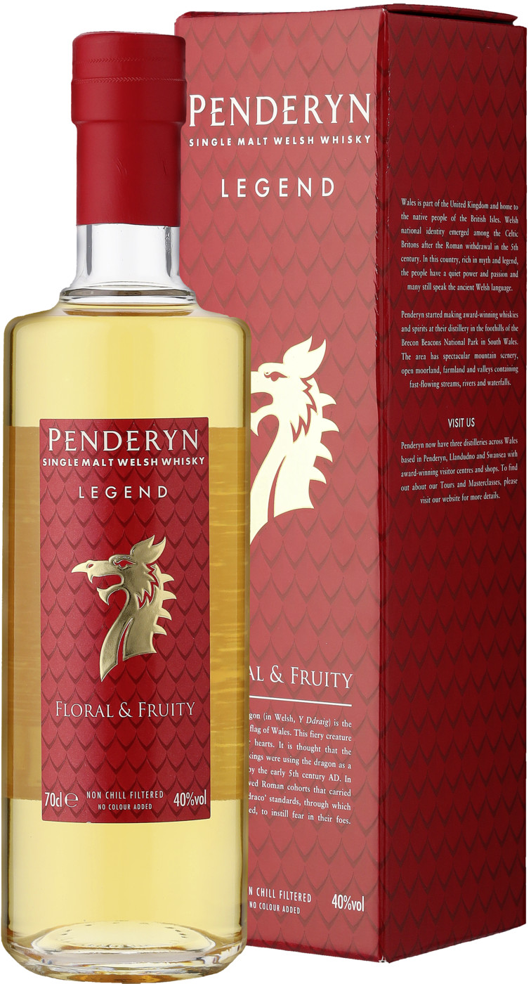 Penderyn Dragon Range Legend 40% 0,7L Penderyn Dragon Range Legend 40% 0,7L