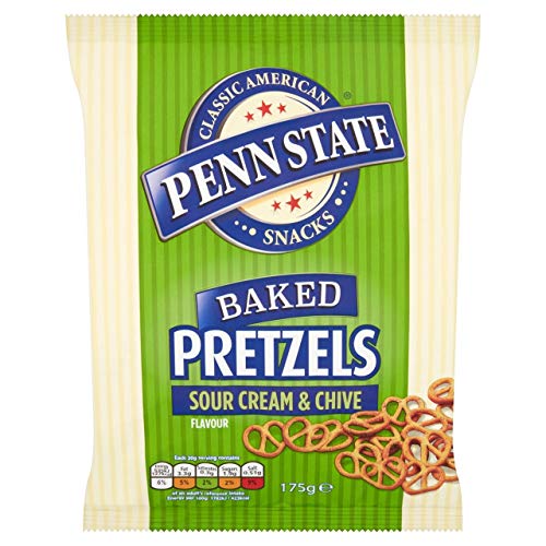 Penn State Pretzels - Sour Cream & Schnittlauch (175g) - Packung mit 6