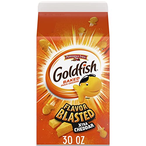 Pepperidge Farm Goldfish, Xtra Cheddar, 30-ounce carton