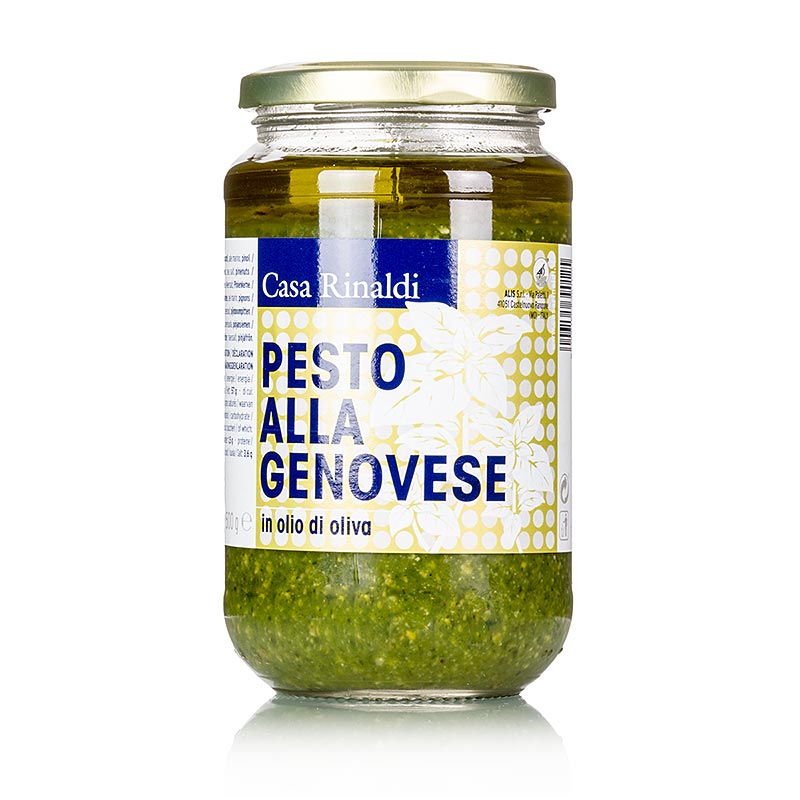Pesto Genovese, vegan & laktosefrei (Basilikum-Sauce), Casa Rinaldi, 500 g