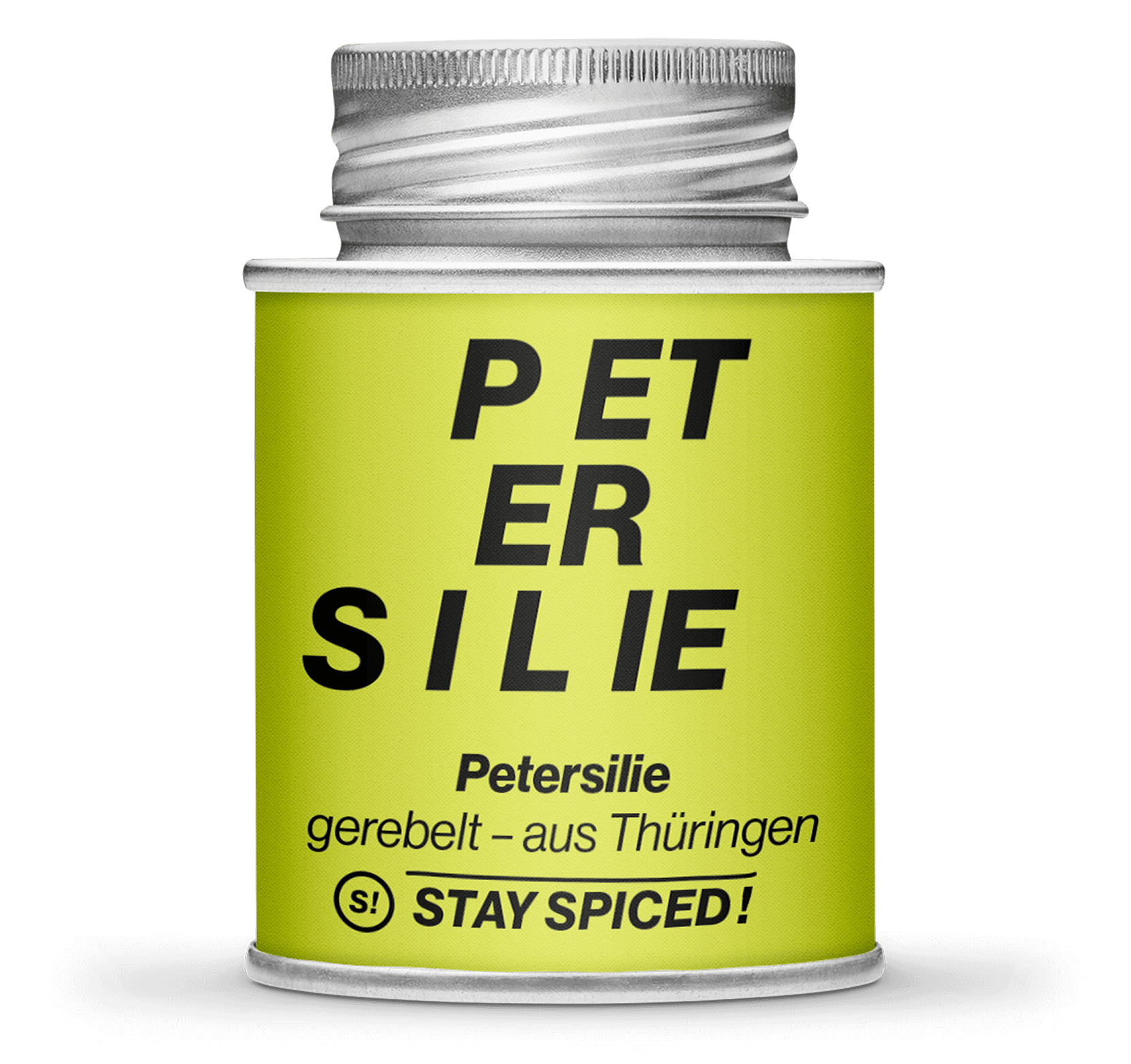 Petersilie gerebelt - original Thüringer, 170ml Schraubdose Petersilie gerebelt - original Thüringer, 170ml Schraubdose