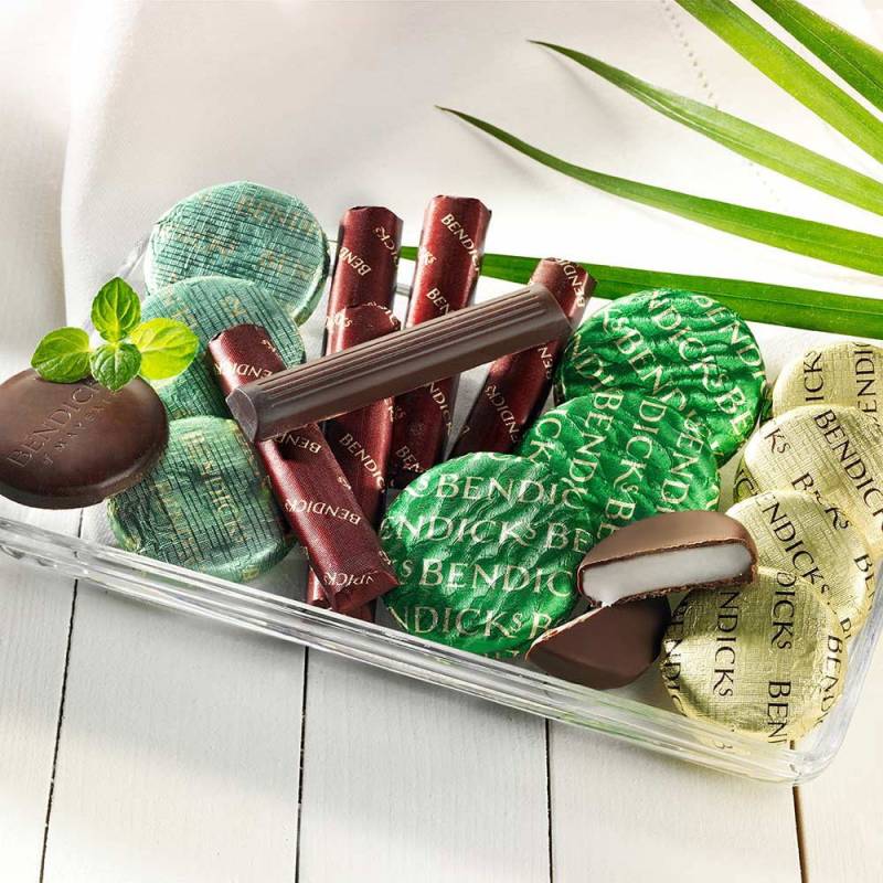 Pfefferminze Pralinen mit Zartbitterschokolade von Bendicks