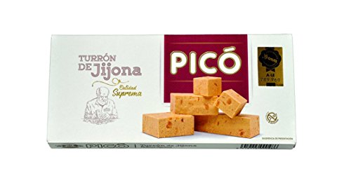 Picó -Turron de Jijona – Nougat mit gerösteten Mandel und Honig - Höchste Qualität - 300gr (Kein Gluten) - Spanisch nougat / Spanisch turron