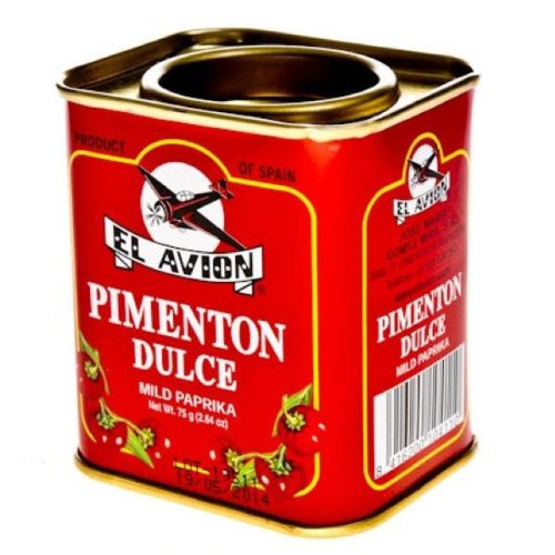 Pimenton Dulce - Süßes Paprikapulver (Dose 75g) von El Avion