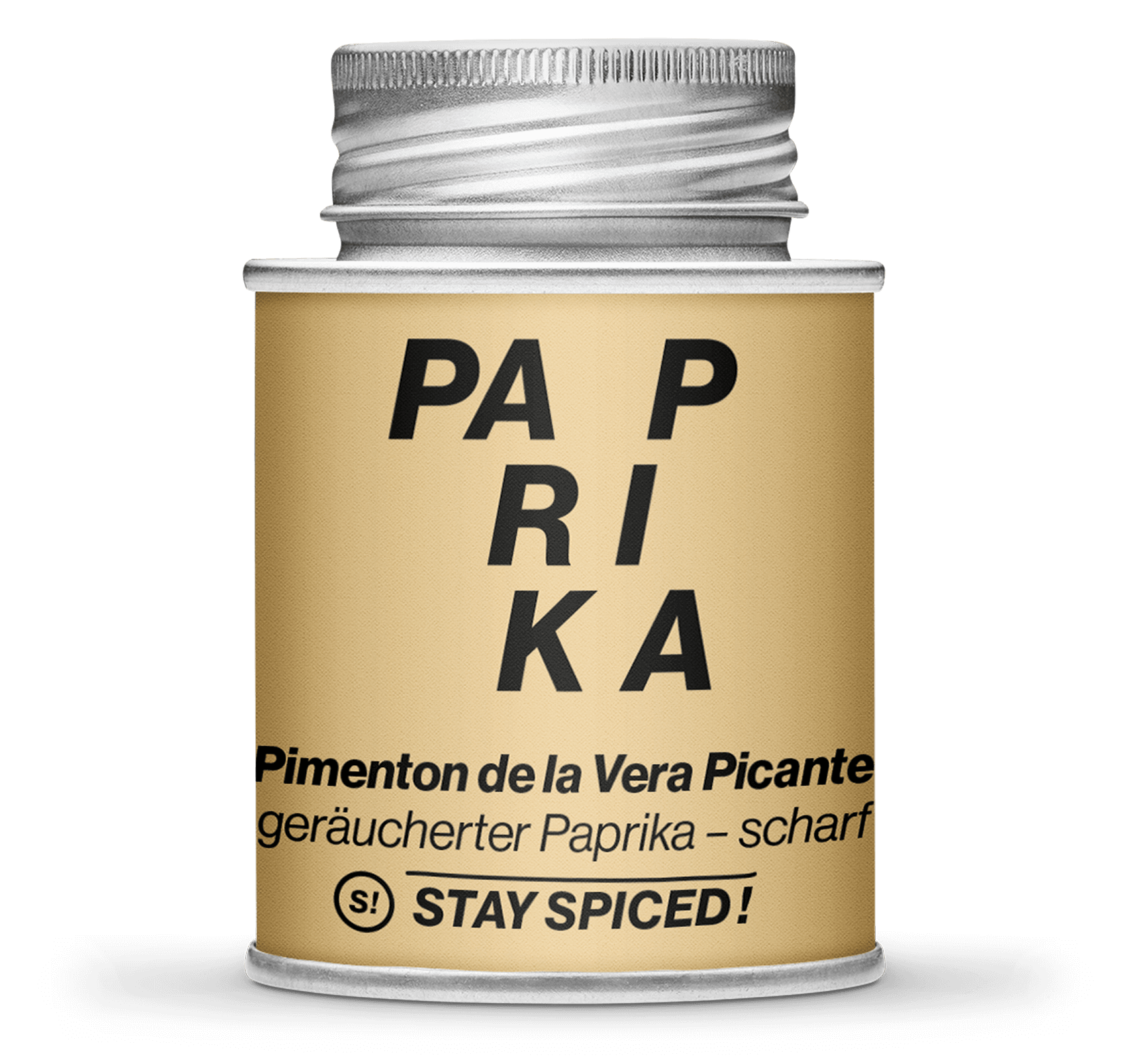 Pimenton de la Vera Picante - Paprika geräuchert scharf, 170ml Schraubdose Pimenton de la Vera Picante - Paprika geräuchert scharf, 170ml Schraubdose
