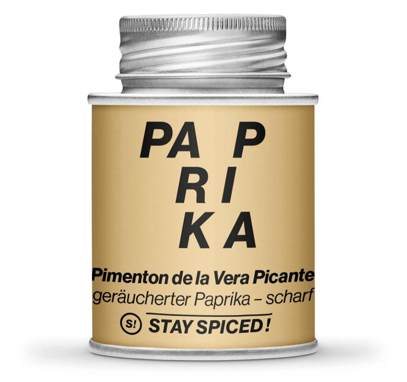 Pimenton de la Vera Picante - Paprika geräuchert scharf, 170ml Schraubdose