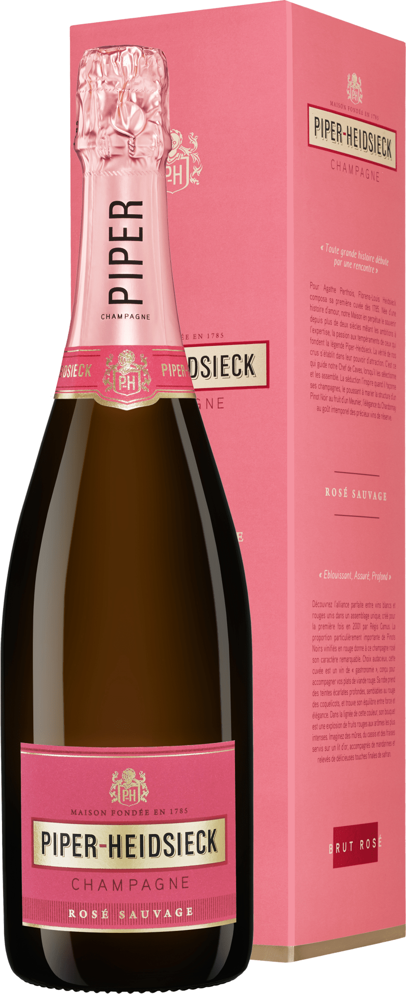 Piper-Heidsieck Champagner Brut Rosé »Sauvage« in Geschenkverpackung Piper-Heidsieck Champagner Brut Rosé »Sauvage« in Geschenkverpackung