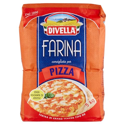 Pizza Mehl DIVELLA - Weizenmehl- 5 kg Beutel - Farina di Grano Tenero Tipo 00 Pizza Mehl DIVELLA - Weizenmehl- 5 kg Beutel - Farina di Grano Tenero Tipo 00