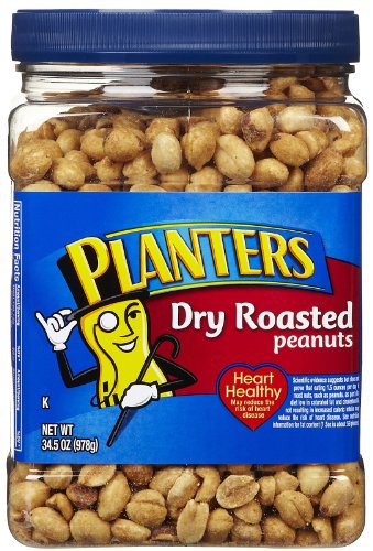 Planters Dry Roasted Peanuts, w/Sea Salt, 34.5 oz by Planters von PLANTERS