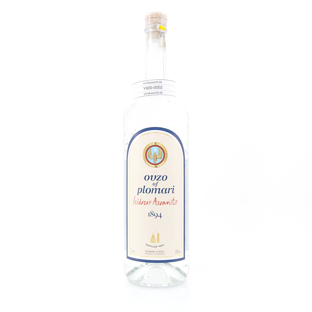 Plomari Ouzo of Plomari Isidozos Azvanitis 1 L/ 40.0% vol Plomari Ouzo of Plomari Isidozos Azvanitis 1 L/ 40.0% vol