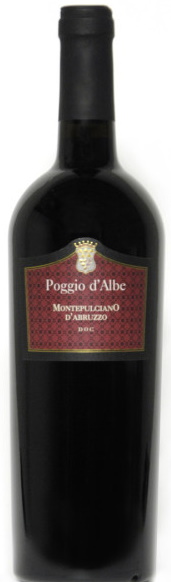 Poggio D`Albe Montepulciano D'Abruzzo DOC Rotwein 0,75L Poggio D`Albe Montepulciano D'Abruzzo DOC Rotwein 0,75L