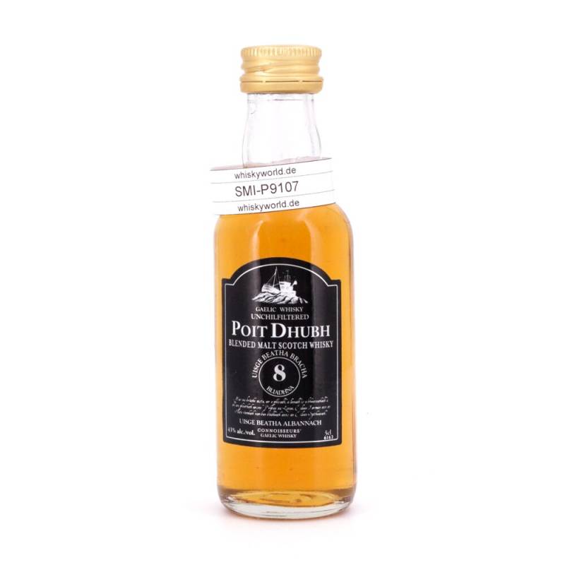 Poit Dhubh 8 Jahre Miniatur Gaelic Whisky 0,050 L/ 43.0% vol
