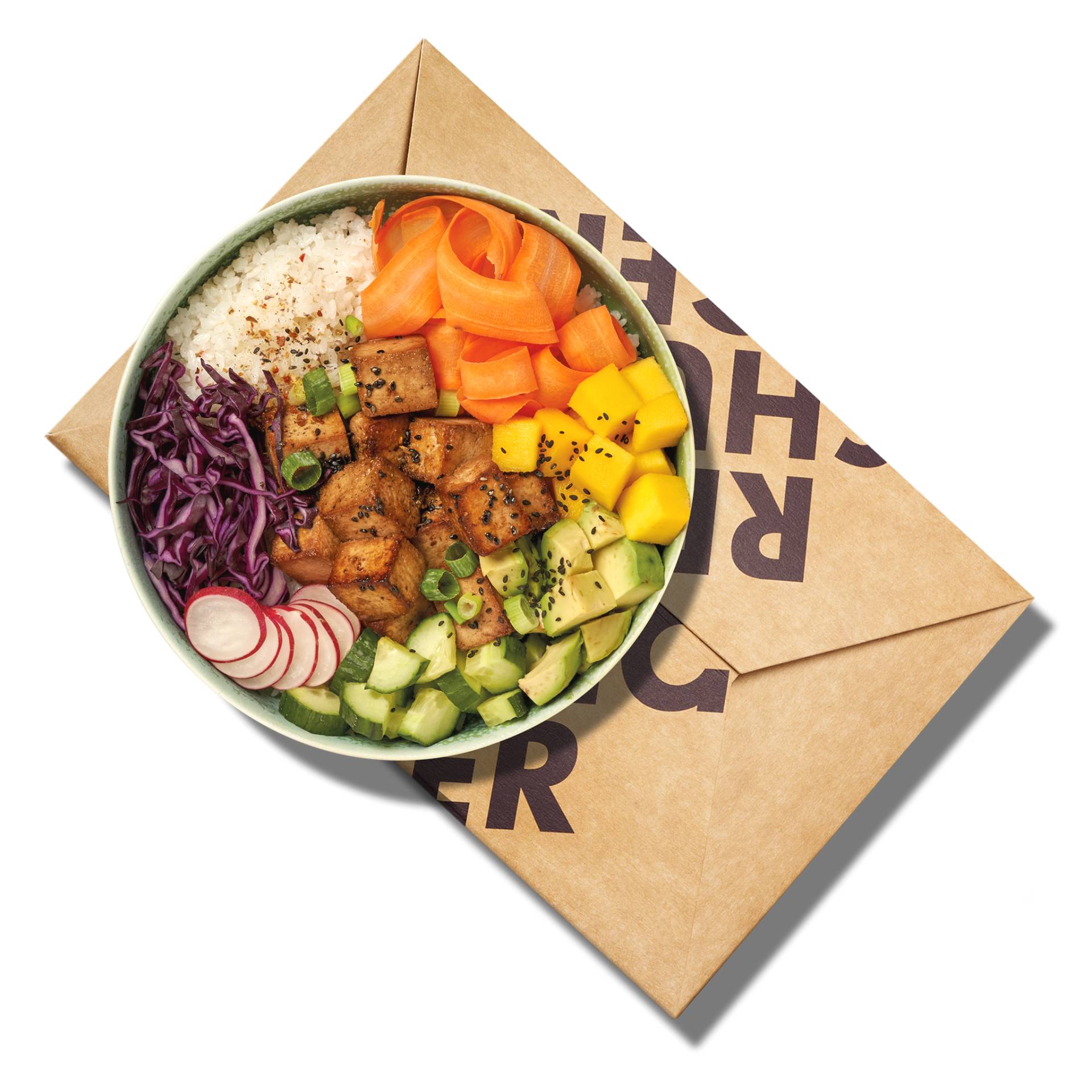Reishunger Poké Bowl Box | Poké Bowls zum Selbermachen | Zutaten für 4 Personen | Vegan