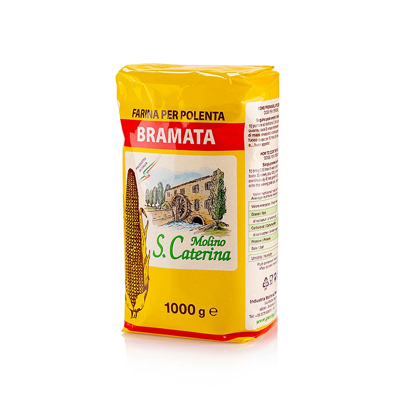 Polenta - Bramata, Maisgrieß, mittelfein, 1 kg