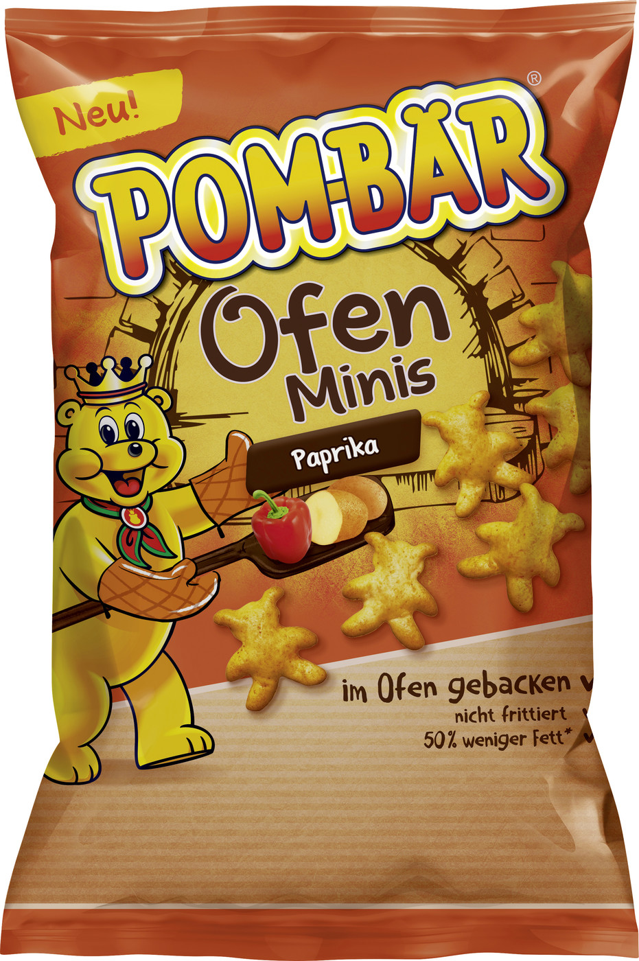 Pom-Bär Ofen Minis Paprika 80G