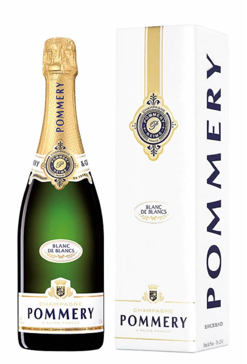 Pommery Champagner Apanage Blanc De Blancs 0,75l mit Geschenkverpackung