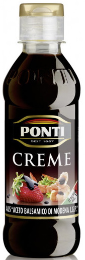 Ponti Crema all'aceto Balsamico di Modena Dunkel 250G