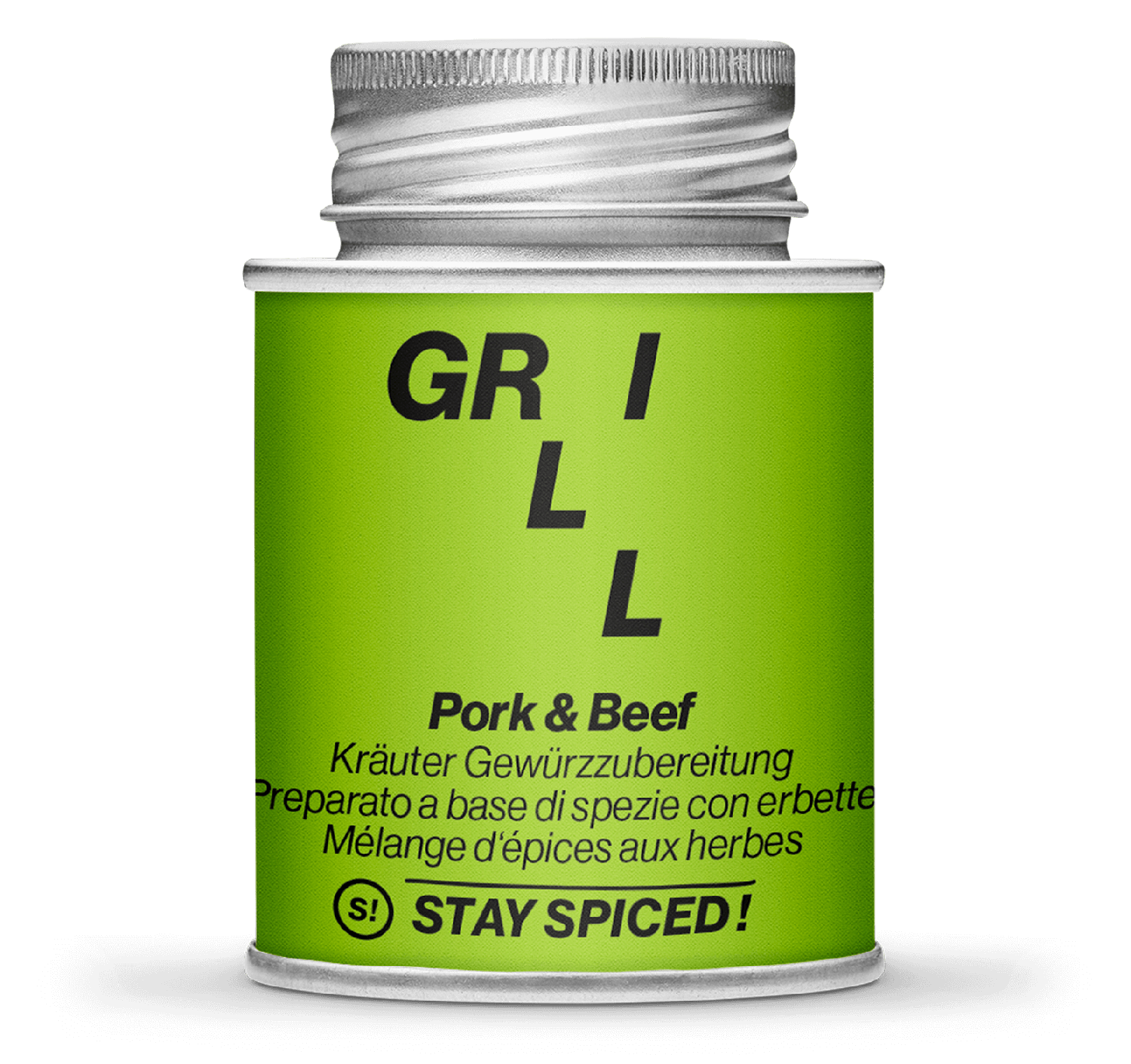 Pork & Beef - Kräuter Gewürzzubereitung 170ml Schraubdose