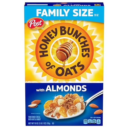 Post Honey Bunches of Oats with Crispy Almonds Cereal 18 oz. Box Post Honey Bunches of Oats with Crispy Almonds Cereal 18 oz. Box von Honey Bunches of Oats