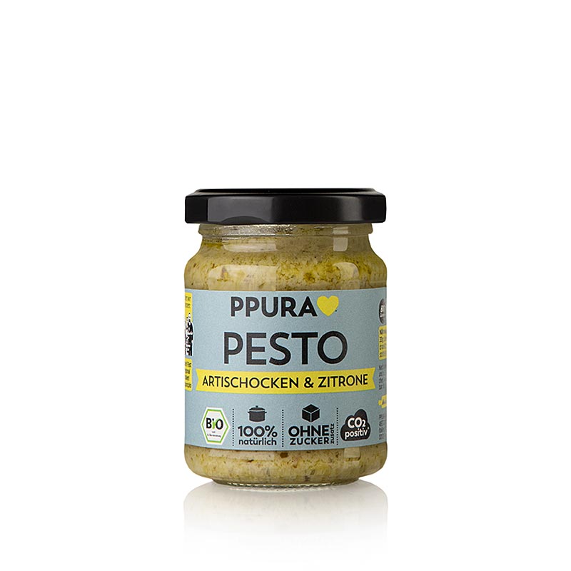 Ppura Pesto von Artischocke, Petersilie und Zitrone,  BIO, 120 g