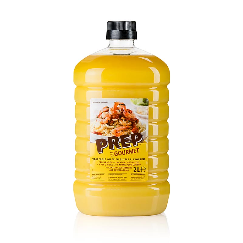Prep Gourmet, Pflanzenöl mit Butteraroma, 2 l