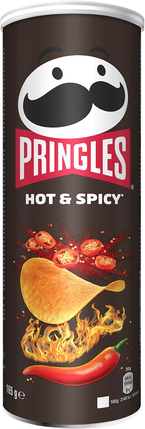 Pringles Hot & Spicy 165G Pringles Hot & Spicy 165G