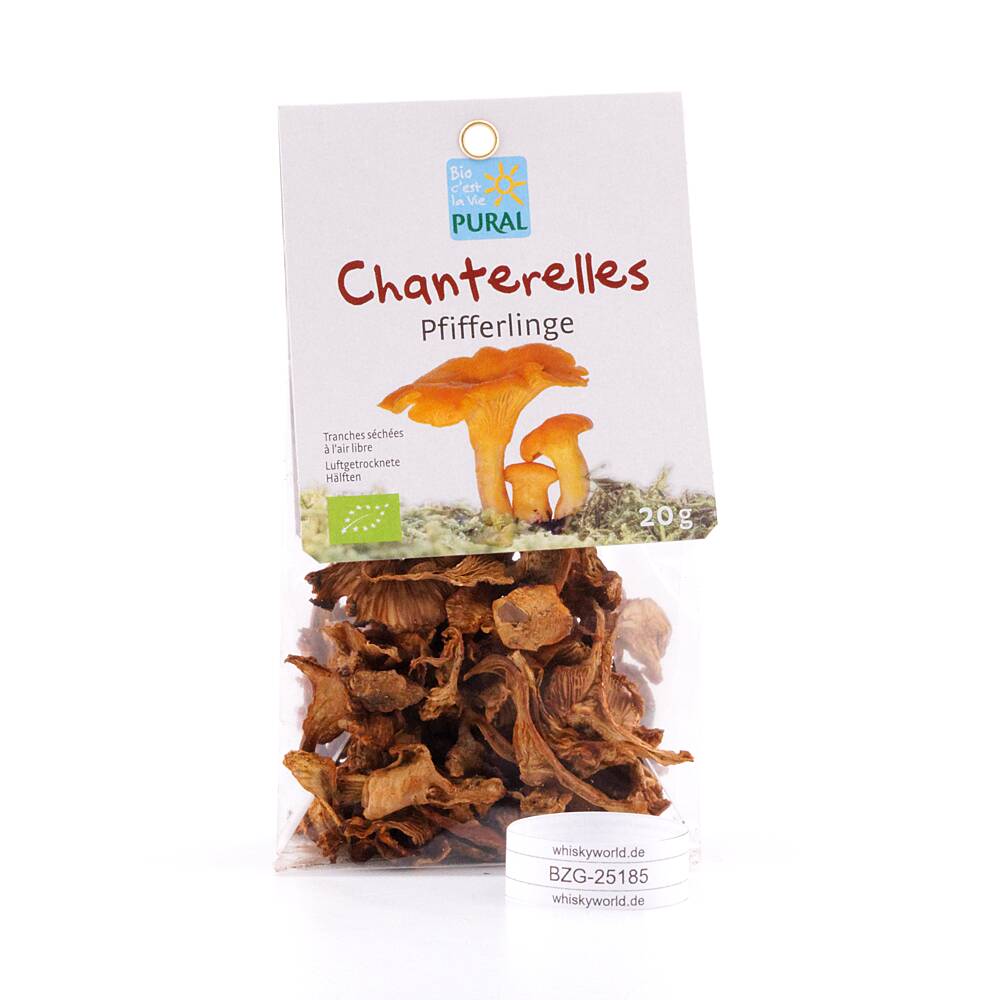 Pural Chanterelles Pfifferlinge Luftgetrocknete 20 g