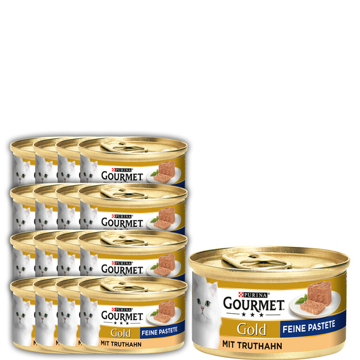Purina Gourmet Gold Feine Pastete mit Truthahn 12x85G Purina Gourmet Gold Feine Pastete mit Truthahn 12x85G