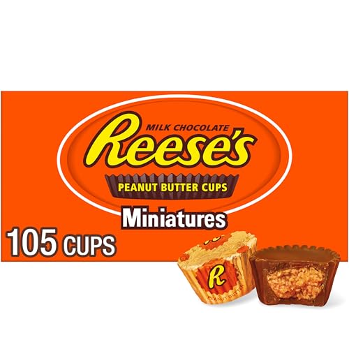 REESE'S Peanut Butter Cup Miniatures (105-Count Boxes, Pack of 2)