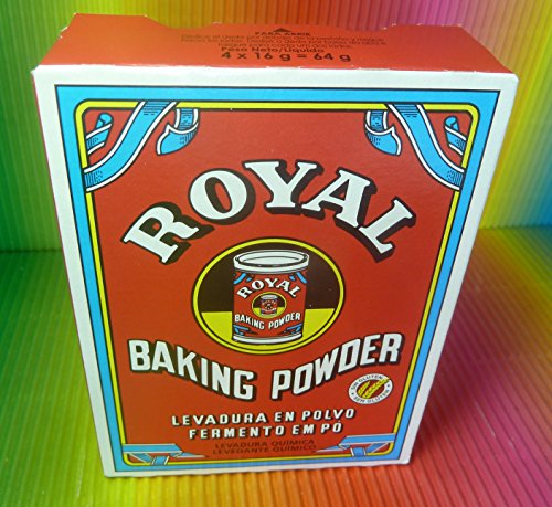 ROYAL BAKING POWDER 1 PACK 64g (4 SACHETS X 16g ) LEVADURA SOBRES, FRESH