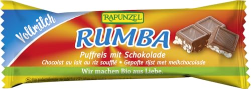 Rapunzel Bio Rumba Puffreisriegel Vollmilch (2 x 21 gr) von Rapunzel