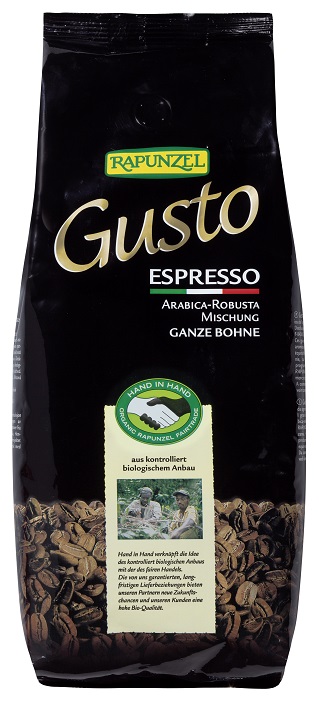 Rapunzel Espresso Gusto ganze Bohne 1kg Rapunzel Espresso Gusto ganze Bohne 1kg